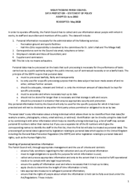 Data Protection Policy 2023