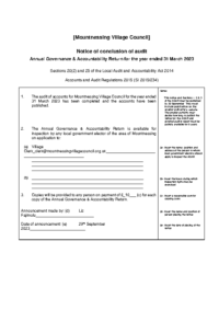 2022-23 Notice of Closure