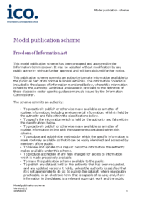 Module Publication Scheme 2026