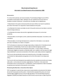 Information and Data Protection Policy 2025