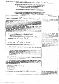Notice of Public Rights 2025-26
