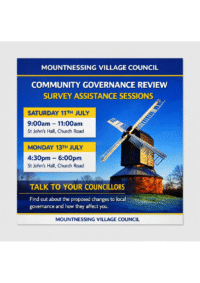 Community Governance Review: Survey Assistance Sessions